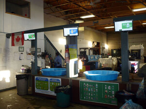 Electronic displays are just one feature that ensures an honest count at Leduc Bottle Depot